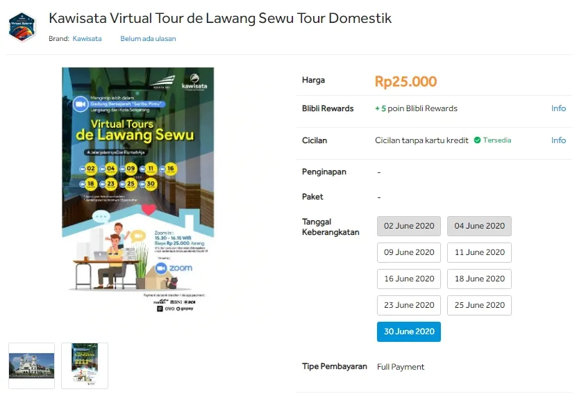 Mengintip Virtual Tour Blibli yang Dukung Industri Pariwisata di Masa New Normal. Bisa Obati Rindu Liburan Nih~ 6