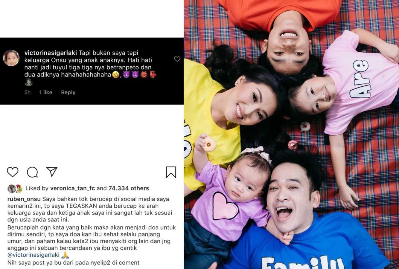 Tiga Anaknya Dibilang Tuyul oleh Ibu-Ibu, Ruben Onsu: Ucapan Anda Tidak Sesuai Usia 3