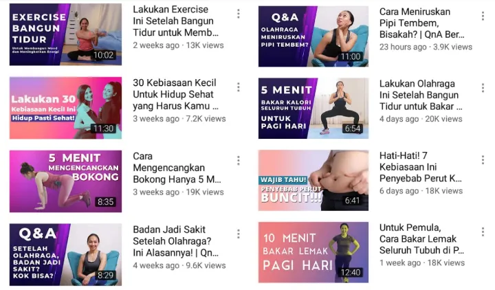 6 Rekomendasi Channel YouTube untuk Olahraga di Rumah aja. Dari Tutorial sampai Challenge, Semua Ada 12