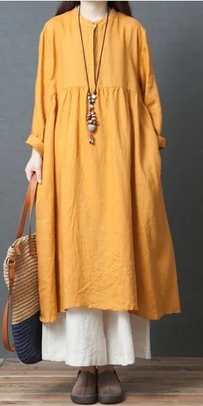 Sama Ademnya dengan Katun, Ini 9 Model Dress Linen Panjang yang Lagi Hits Banget! 17