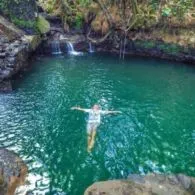 Berwisata Murah Meriah di Blue Lagoon, Sleman