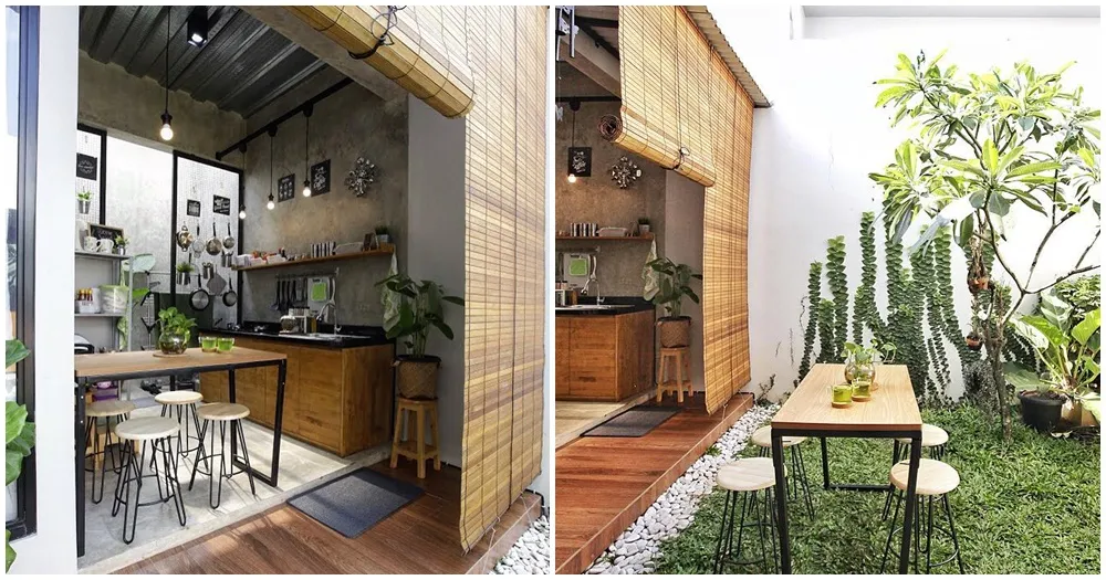 9 Desain Dapur Minimalis Terbuka di Belakang Rumah 18 desain dapur minimalis terbuka dibelakang rumah