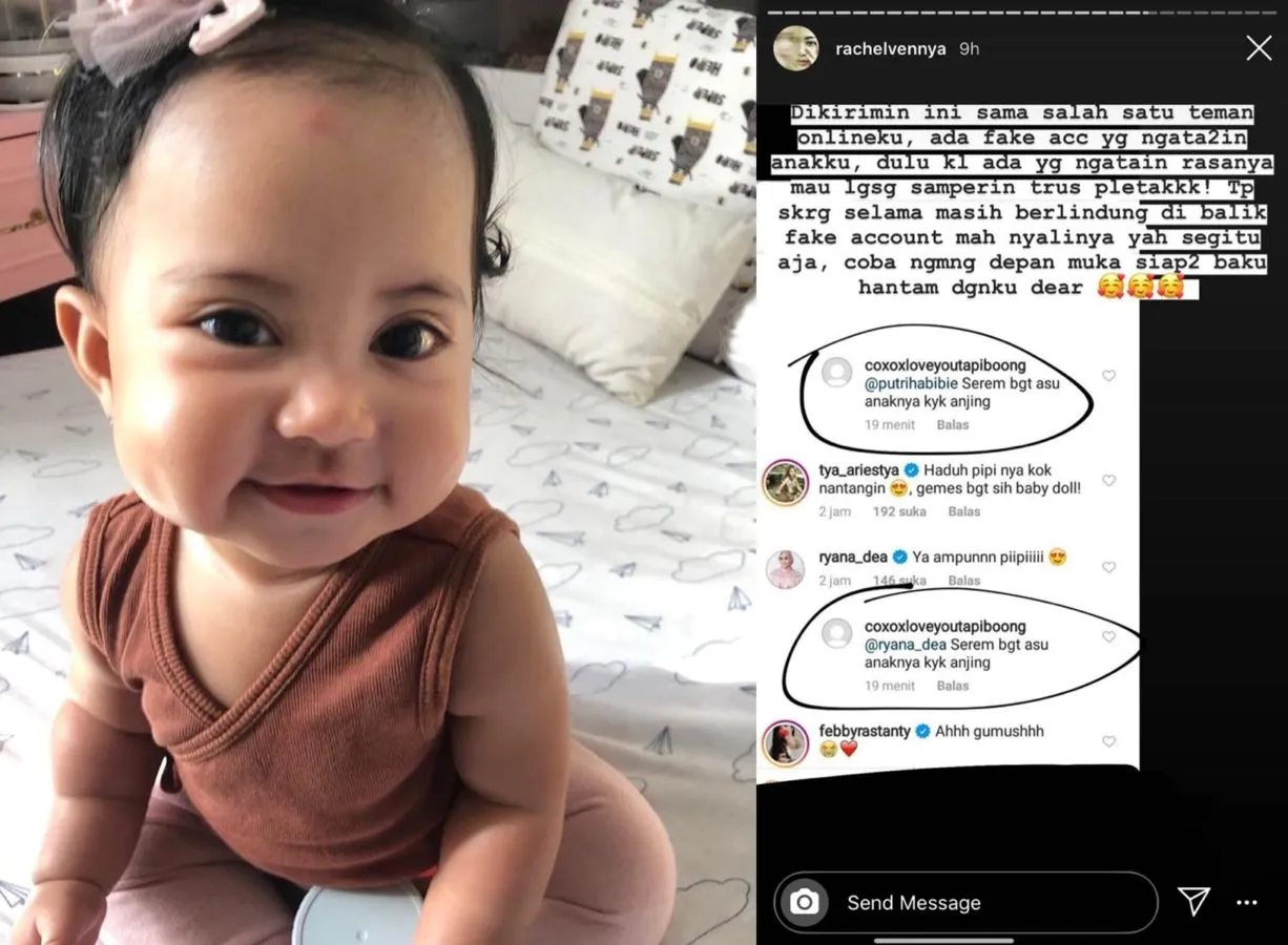 Sang Anak Lagi-Lagi Jadi Korban Hate Speech, Rachel Vennya Kali ini Justru Tanggapi Santai 3