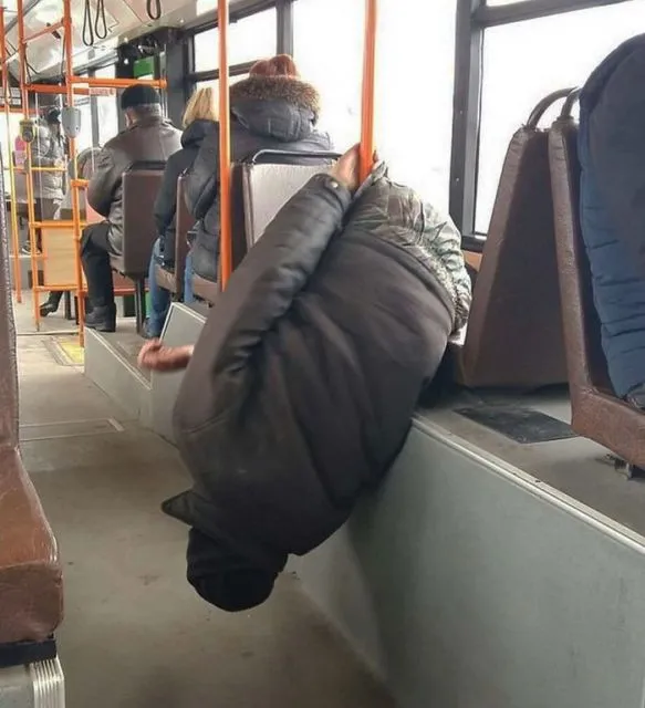 11 Kelakuan Kocak Penumpang Bus ini Bukti Kalau Orang di Mana pun Sama. Bule juga Bisa Nyeleneh! 20