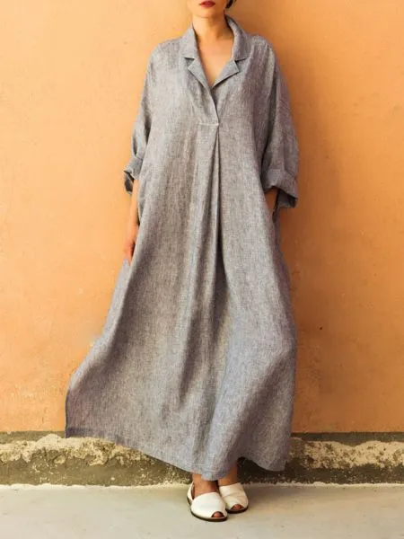 Sama Ademnya dengan Katun, Ini 9 Model Dress Linen Panjang yang Lagi Hits Banget! 13