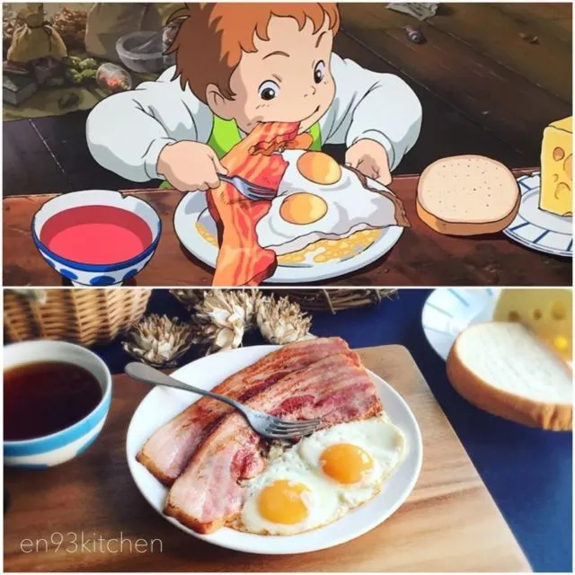 Bikin Ngiler Tiap Nonton, Begini Jadinya Kalau Makanan dalam Anime Dimasak di Dunia Nyata! 31