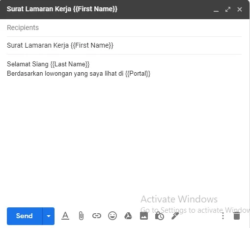 7 Langkah Mudah Kirim E-mail Personal ke Banyak Penerima Sekaligus. Bisa Buat Lamar Kerja! 13