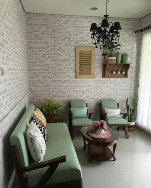 Desain Ruang Tamu Ukuran 2x2 yang Jauh dari Kata Sesak. Dikunjungi Tamu Sekeluarga Bisa Muat 22