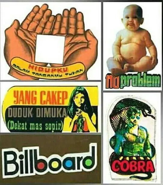 Pejuang Angkot Jadul Pasti Pernah Melihat 10 Stiker Legendaris ini. Masih Ada yang Jual Nggak, ya? 20
