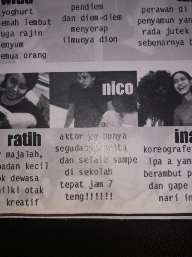 Jadi Alumni Terkenal di Sekolah, Sosok Nicholas Saputra di Buku Tahunan Terungkap. Ganteng Banget! 5