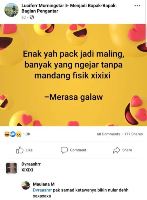 11 Status FB Kocak ala Jokes Bapak-Bapak Kompleks 18