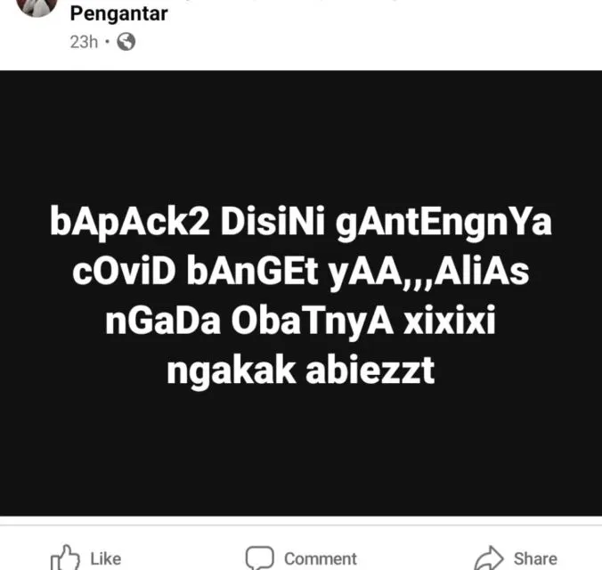 11 Status FB Kocak ala Jokes Bapak-Bapak Kompleks 22