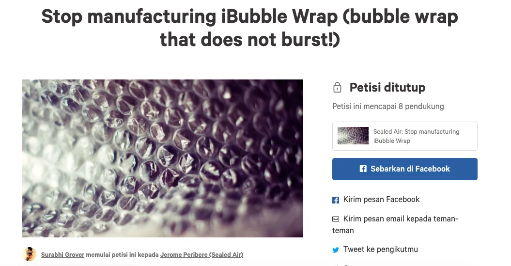 5 Fakta Unik Bubble Wrap, Mulai Asal Usulnya sampai Alasan Kenapa Kita Sering Ketagihan Memencetnya 10