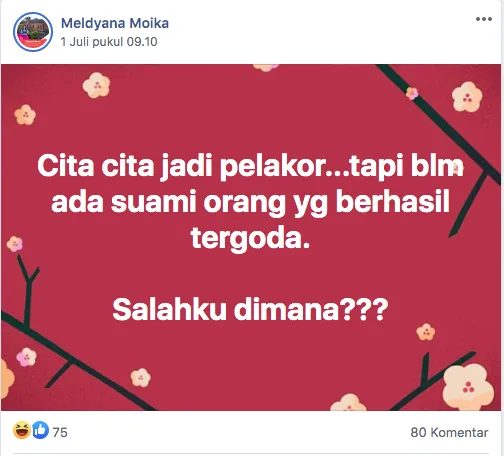 Menengok Kekonyolan Isi Grup Facebook Komunitas Pelakor. Pada Kenapa sih Orang-Orang ini? :( 19