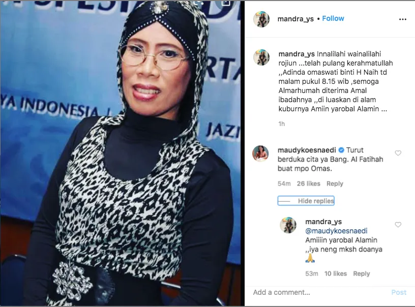 Kabar Duka: Komedian Besar Indonesia Meninggal Dunia, Selamat Jalan Mpok Omas 2