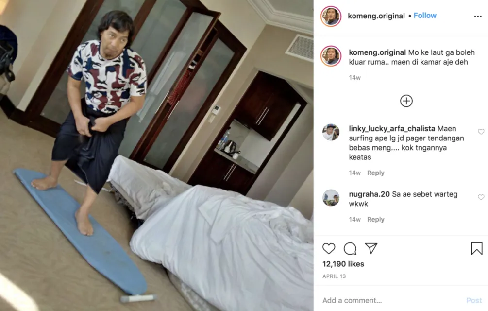Membaca Caption Unggahan Foto di Instagram Milik Komeng Adalah Kebahagiaan Tersendiri. Kocak Bener! 15