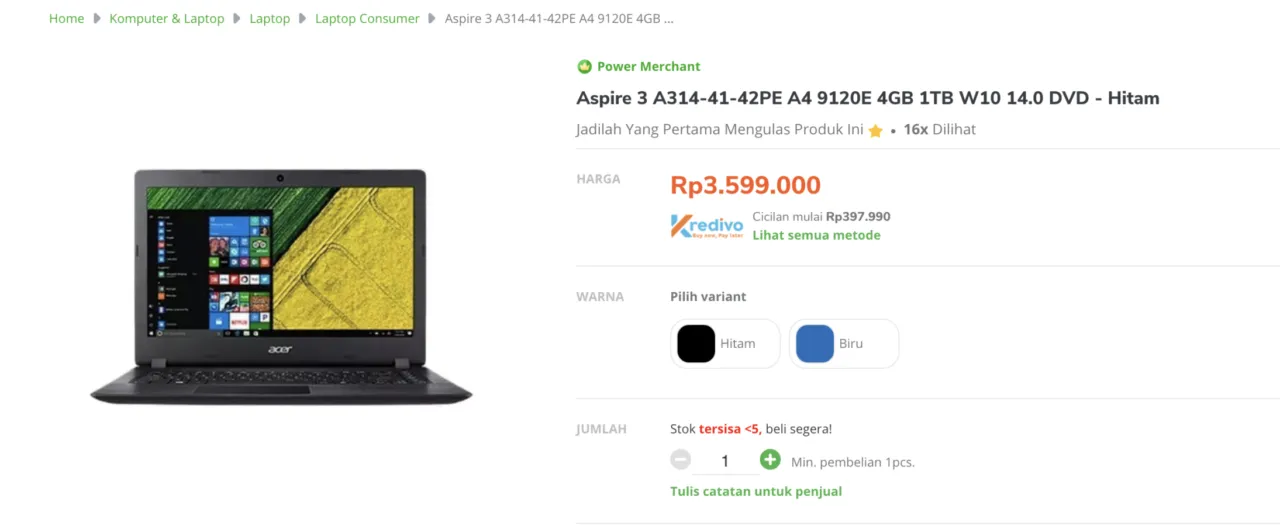 5 Rekomendasi Laptop Tangguh Harga 3 Jutaan Buat Mahasiswa. Buat Nugas Oke, Gaming Juga Bisa~ 10