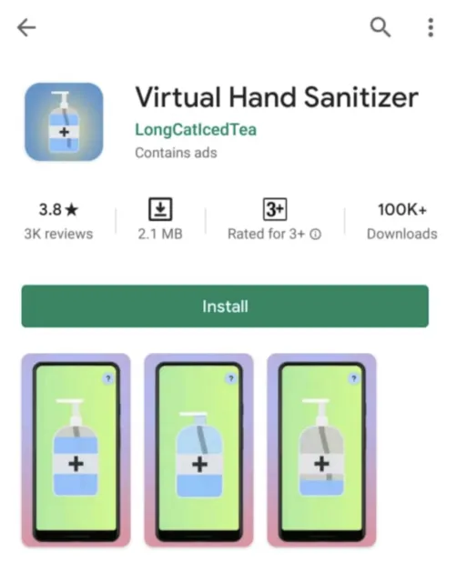 Menebak Alasan Kenapa Lebih dari 100 Ribu Orang Kepikiran Download Virtual Hand Sanitizer. Nggak Nalar! 5