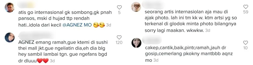 Viral, Momen Pertemuan Agnez Monica dan Driver Ojol Menuai Pujian. Ramah Banget~ 4