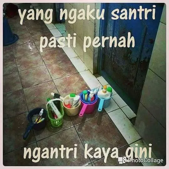 11 Meme Kocak Gambaran Kehidupan Khas Anak Santri. Ternyata Nggak Beda Jauh sama Anak Kosan :D 19
