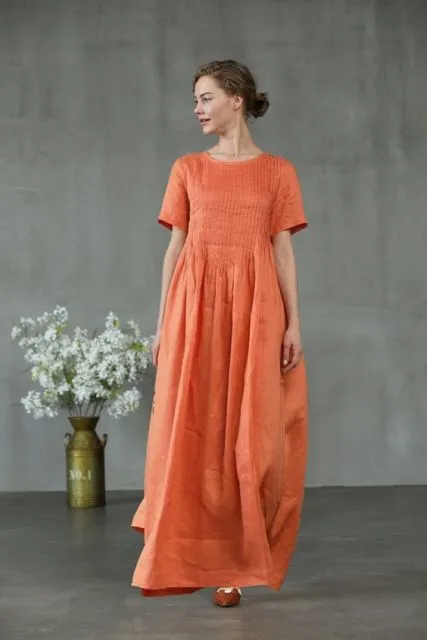 Sama Ademnya dengan Katun, Ini 9 Model Dress Linen Panjang yang Lagi Hits Banget! 15