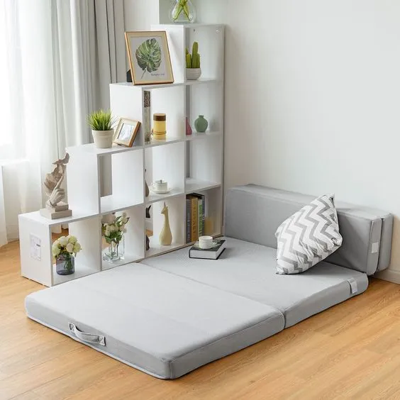 9 Trik Memilih Sofa Ruang Tamu untuk Rumah Sempit. Sofa Pastel Bentuk Memanjang Adalah Kunci 21