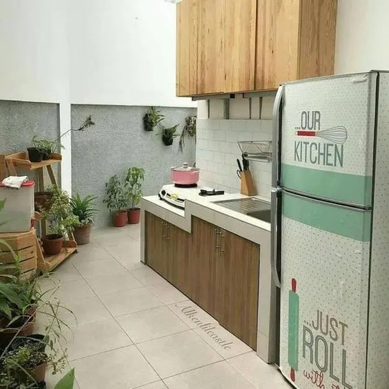 9 Desain Dapur Minimalis Terbuka di Belakang Rumah 13 desain dapur terbuka