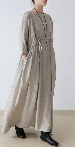 Sama Ademnya dengan Katun, Ini 9 Model Dress Linen Panjang yang Lagi Hits Banget! 12