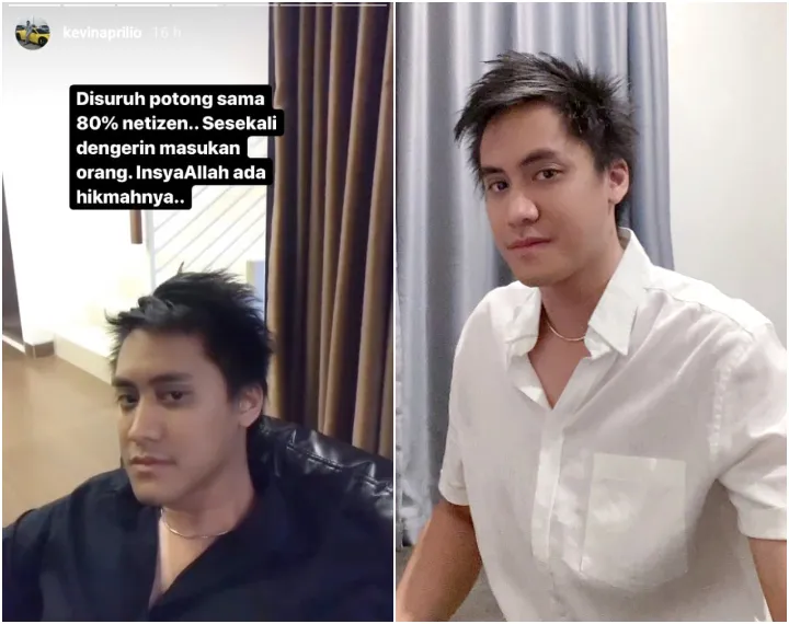 Bertahun-tahun Pertahankan Gaya Harajuku, Kevin Aprilio Muncul dengan Rambut Pendek yang Fresh 3