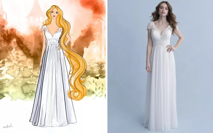 7+ Koleksi Gaun Pernikahan Terbaru yang Terinspirasi Langsung dari Disney Princess. Fantastis! 16