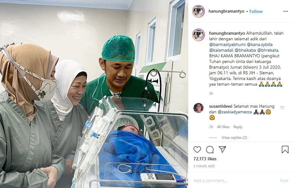 Selamat! Zaskia Mecca Lahirkan Anak Ke-5 Berjenis Kelamin Laki-Laki. Namanya Nggak Kalah Keren! 3