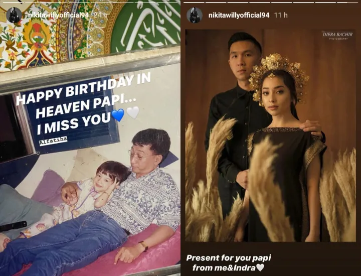 Sempat Putus, Nikita Willy Resmi Dilamar Indra Priawan. Dipersembahkan untuk Almarhum sang Ayah 3
