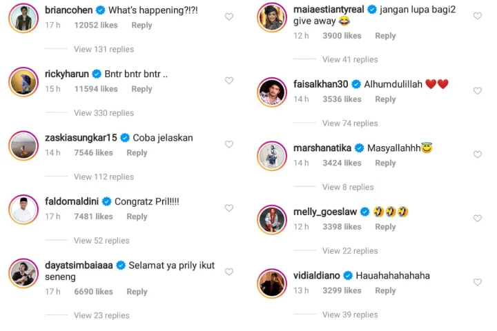 Saling Pamer Cincin, Prilly Latuconsina Dikira Tunangan sama Reza Rahadian. Beneran Nggak nih? 2