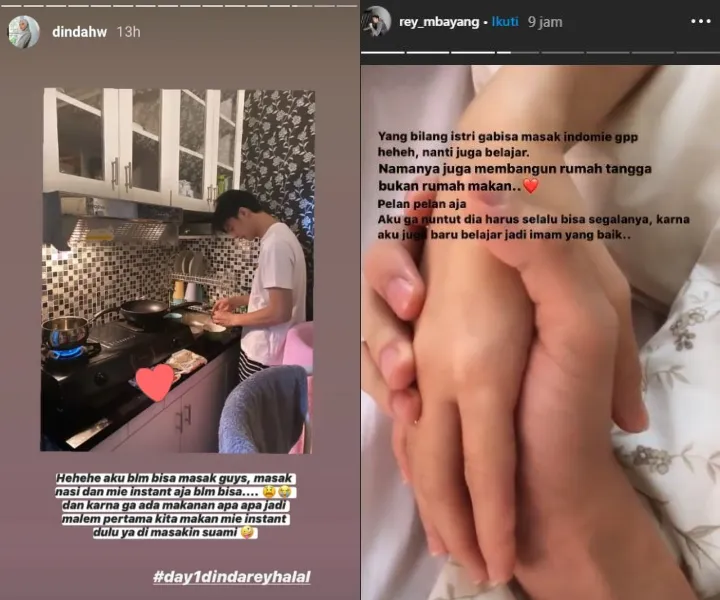 Hari Pertama Kehidupan Pernikahan Udah Jadi Sorotan, Dinda Hauw Ngaku Nggak Bisa Masak Mi Instan 4