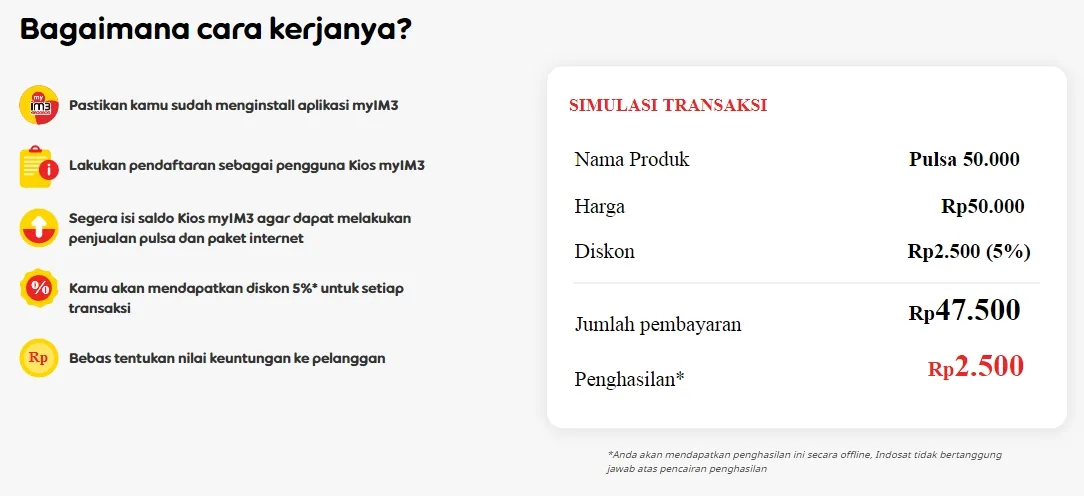 Buka Peluang Usaha, IM3 Ooredoo Hadirkan 'Kios myIM3' Agar Masyarakat Bisa Jualan Paket Internet & Pulsa Lewat Fitur Aplikasi 4