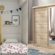 6 Trik Memilih Lemari Pakaian untuk Kamar Sempit. Model Lemari Geser Lumayan Ngirit Tempat!
