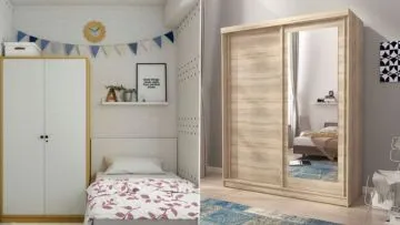 6 Trik Memilih Lemari Pakaian untuk Kamar Sempit. Model Lemari Geser Lumayan Ngirit Tempat!
