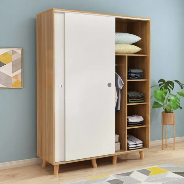 6 Trik Memilih Lemari Pakaian untuk Kamar Sempit. Model Lemari Geser Lumayan Ngirit Tempat! 8