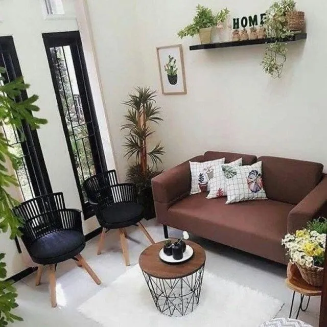 Desain Ruang Tamu Ukuran 2x2 yang Jauh dari Kata Sesak. Dikunjungi Tamu Sekeluarga Bisa Muat 27