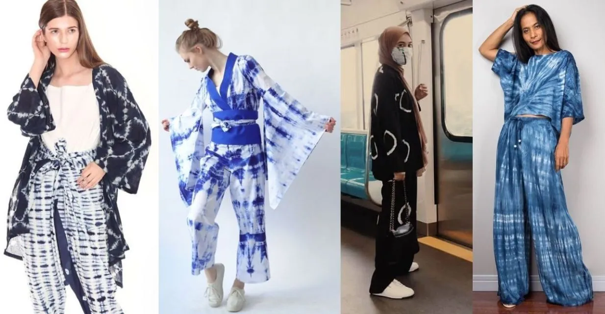 5 Ide Tampil Elegan dengan 'Batik' Shibori Ala Jepang. Masih Langka Banget di Pasaran! 8