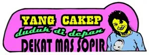 Pejuang Angkot Jadul Pasti Pernah Melihat 10 Stiker Legendaris ini. Masih Ada yang Jual Nggak, ya? 18