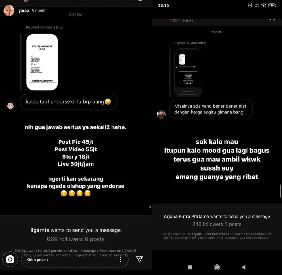 Sengaja Patok Harga Tinggi buat Hindari Endorse, Reza Arap Kaget Malah Banyak yang Minat 3