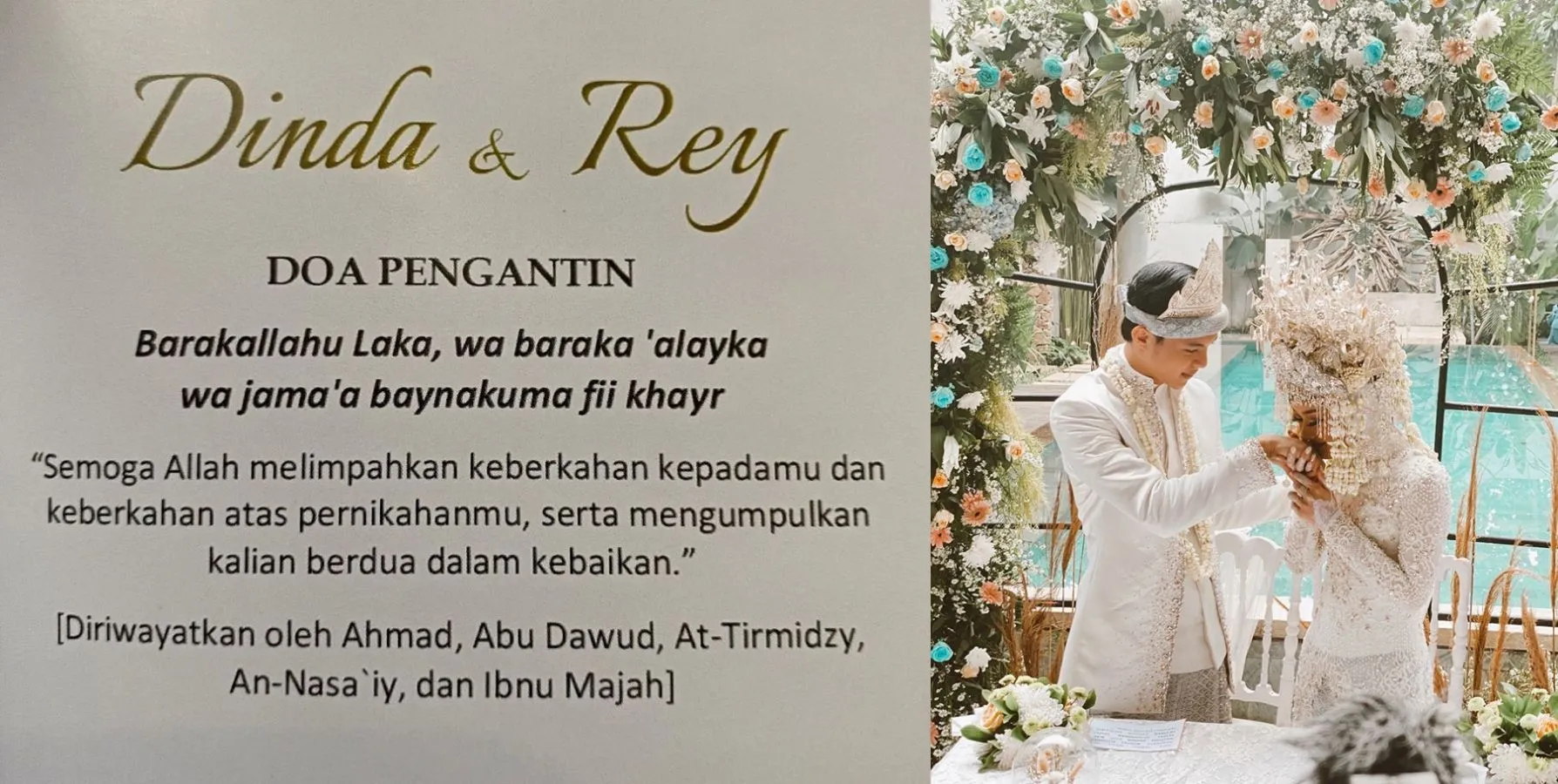 Tanpa Pacaran, Dinda Hauw Resmi Dinikahi Rey Mbayang Satu Hari Setelah Lamaran. Selamat! 3