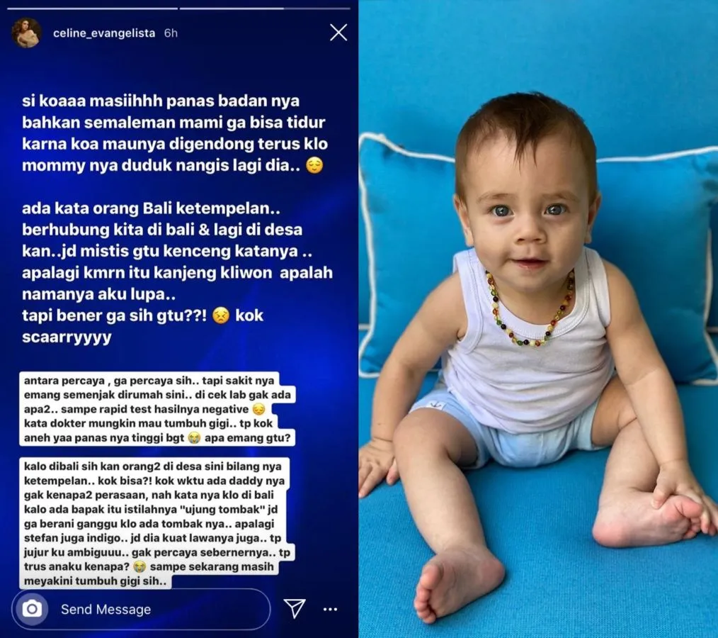 Enggan Percaya Anaknya Panas karena
