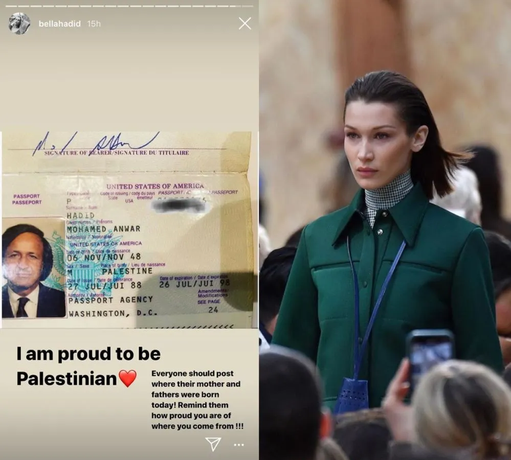 Postingan Tentang sang Ayah Dihapus Instagram, Bella Hadid: Aku Bangga Jadi Orang Palestina! 4