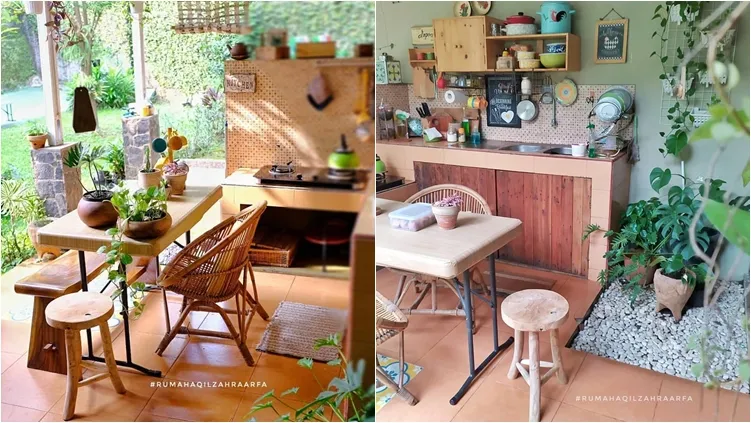 9 Desain Dapur Minimalis Terbuka di Belakang Rumah 10