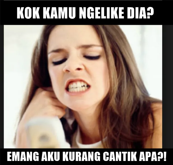 11 Gambaran Kocak Cewek Kalau Lagi Posesif. Nggak Ada Sedikit pun Celah buat Cowoknya Mengelak! 20
