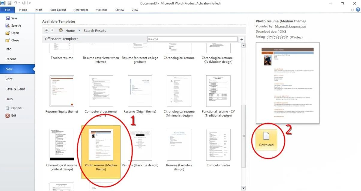 8 Langkah Simpel Bikin CV Pakai Template Microsoft Word. Desain Tersedia, Tinggal Isi Saja~ 10