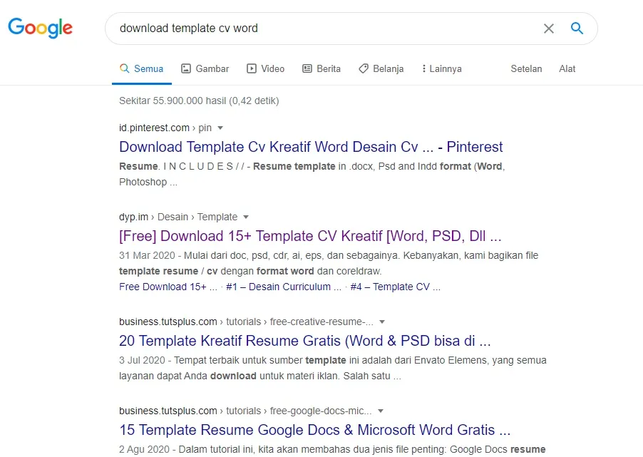 8 Langkah Simpel Bikin CV Pakai Template Microsoft Word. Desain Tersedia, Tinggal Isi Saja~ 13