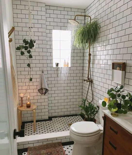 Desain Kamar Mandi Kecil di Dalam Kamar Tidur yang Tampak Lega, Meski Ukurannya Cuma 2x1 Saja 29